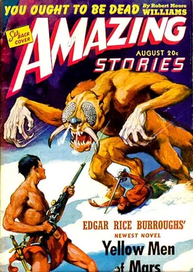 Edgar Rice Burroughs - Cover of Amazing Stories, August 1941