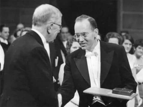 Charles Hard Townes - Charles Townes at the 1964 Nobel Prize ceremonies