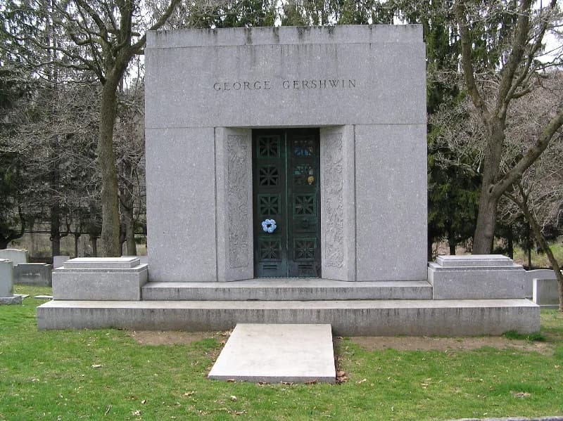 George Gershwin - I took this photograph of George Gershwin's mausoleum in Westchester Hills Cemetery on April 12, 2006.
 -- GNU Free Documentation License