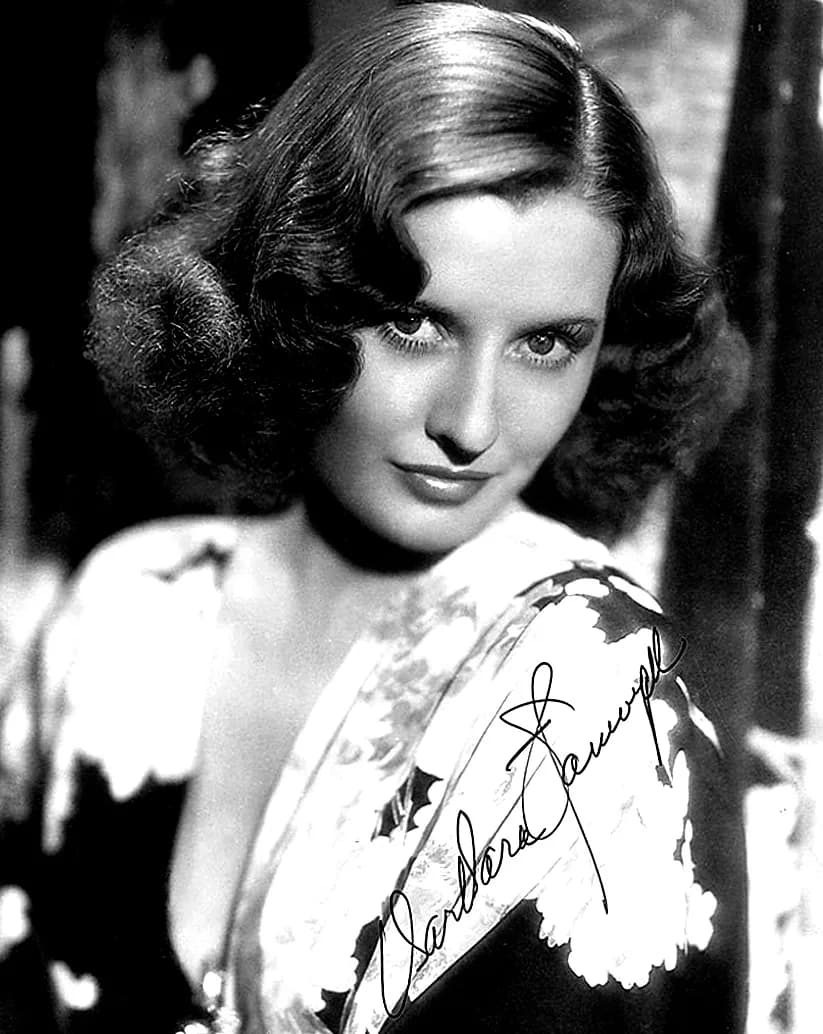 Barbara Stanwyck - Signed publicity photo of Barbara Stanwyck