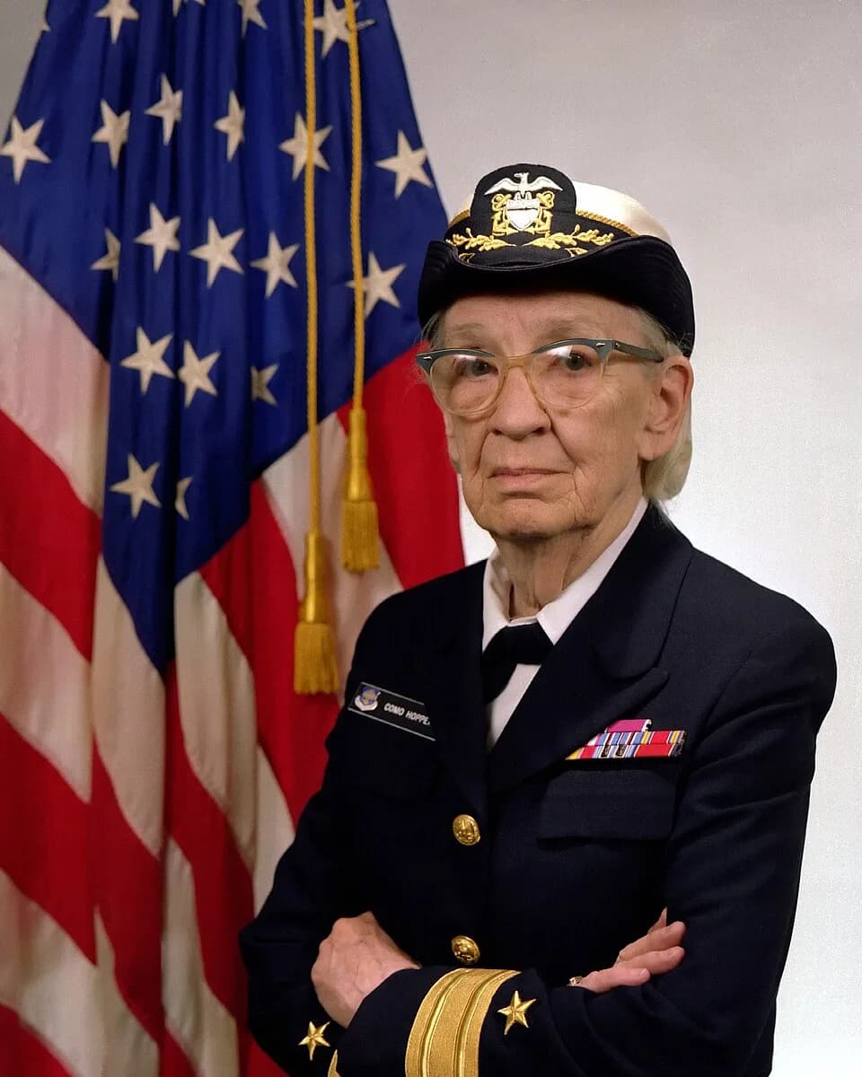 Grace Hopper - Commodore Grace M. Hopper, USN (covered).