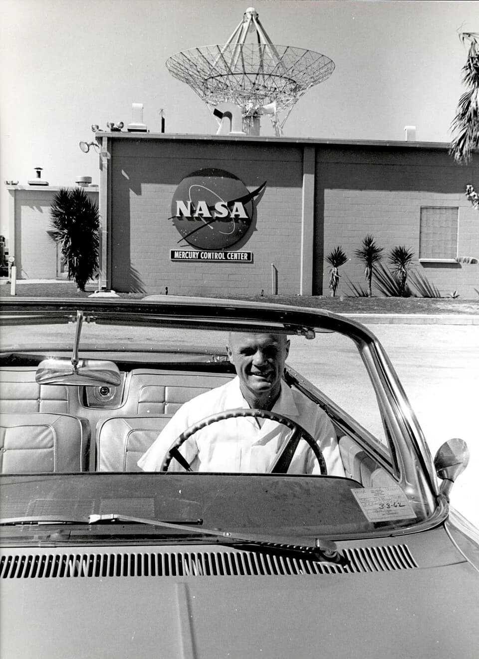 John Glenn - Astronaut John Glenn at the Mercury Control Center