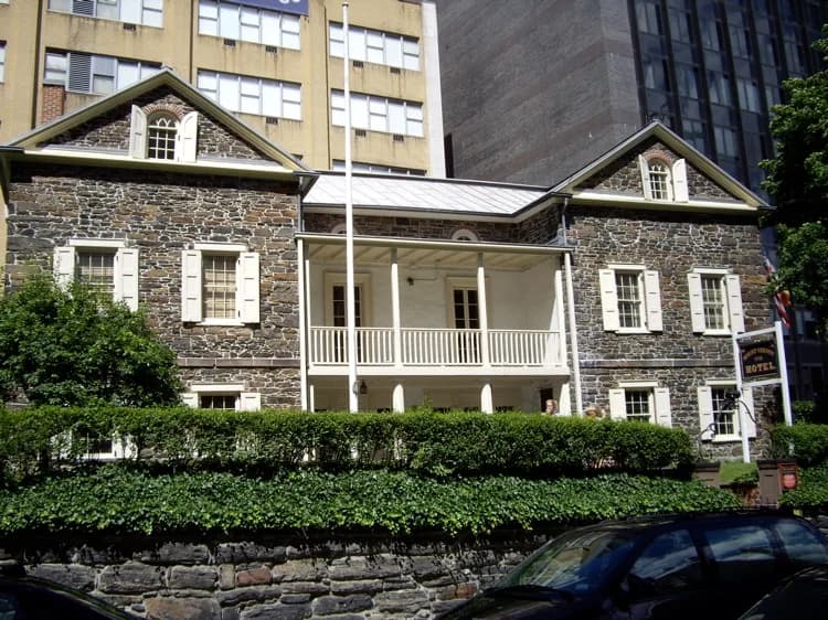 Abigail Adams - Looking northeast across 61st St Mount Vernon Hotel Museum 2007