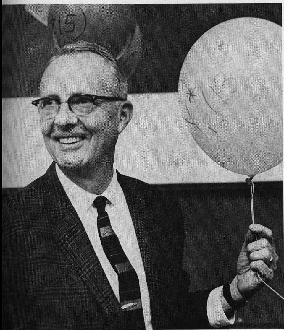 Luis Walter Alvarez - Luis Alvarez - Nobel with Balloon.jpg