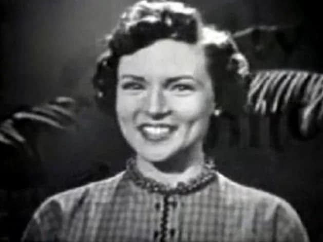 Betty White - Cropped screenshot of Betty White from the television series Category:Betty White Show.