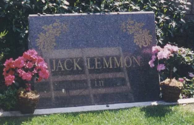 Jack Lemmon - Jack Lemmon headstone.