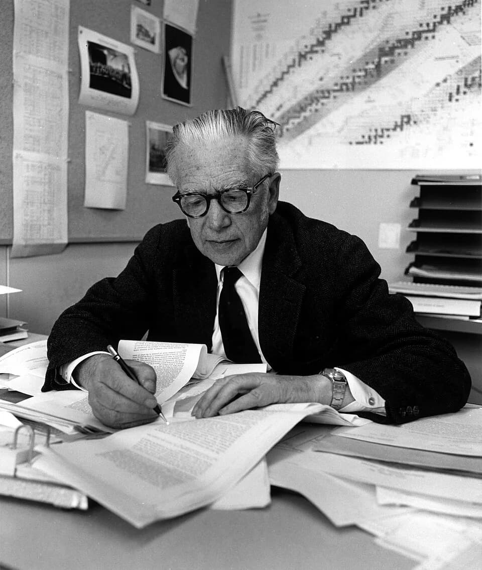 Emilio G. Segrè - Emilio Serge working on proofs of book on Enrico Fermi.  Nobel Prize for Physics, 1959.


For more information or additional images, please contact 202-586-5251.