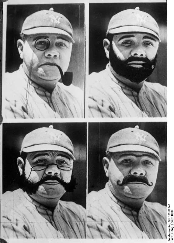 Babe Ruth - America's highest paid baseball player Baberuth [Babe Ruth]!
America's highest-paid baseball player Baberuth, who has an annual income of 100,000 dollars, equal to 420,000 marks, is a favo