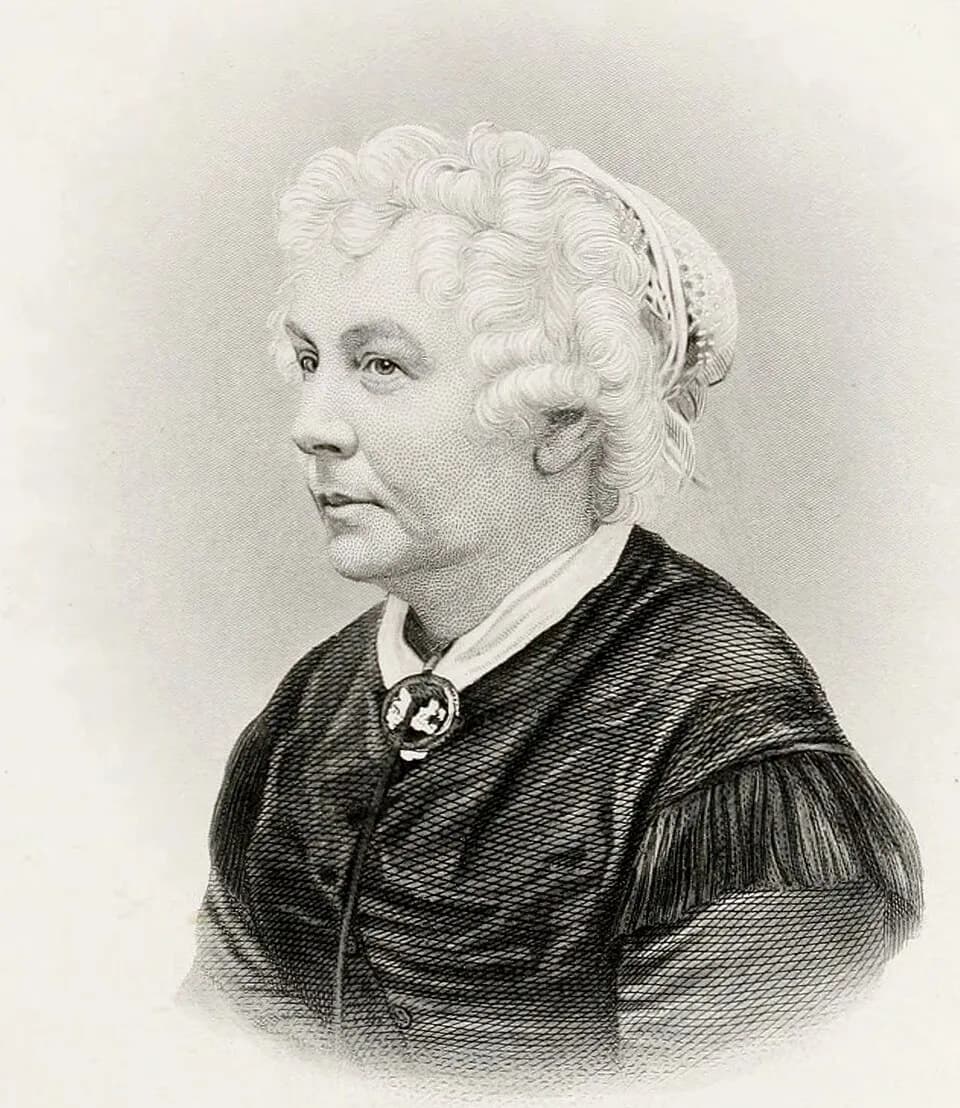Elizabeth Cady Stanton - Engraving of Elizabeth Cady Stanton