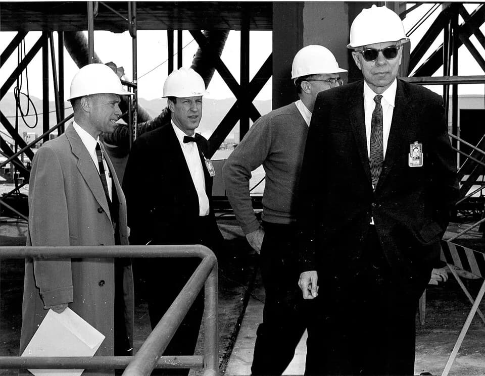 Glenn Theodore Seaborg - Feb 1968, LRL # N-25805, Glenn Seaborg
