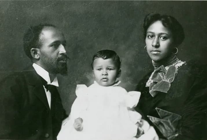 W. E. B. Du Bois - W.E. B. DuBois with his wife Nina and daughter Yolande.