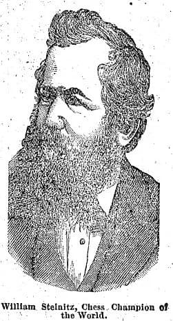 Wilhelm Steinitz - William Steinitz, world chess champion, 1886
