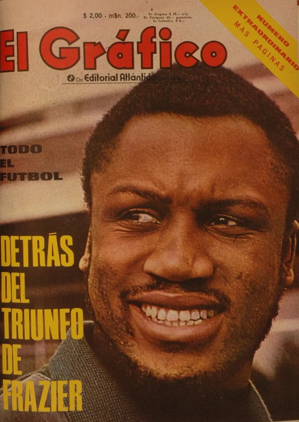 Joe Frazier - El Grafico del 09 de Marzo de 1971. Edicion 2683