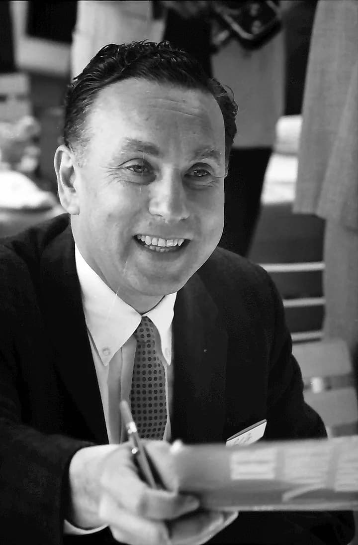 Robert Hofstadter - 12. Tagung 1962 Physik; Bayrisches Frühstück: Robert Hofstadter