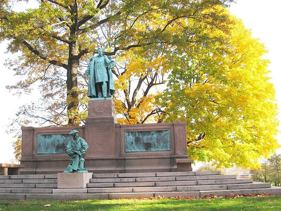 Samuel Colt - General view - Samuel Colt Memorial, Colt Park, Hartford, Connecticut, USA.