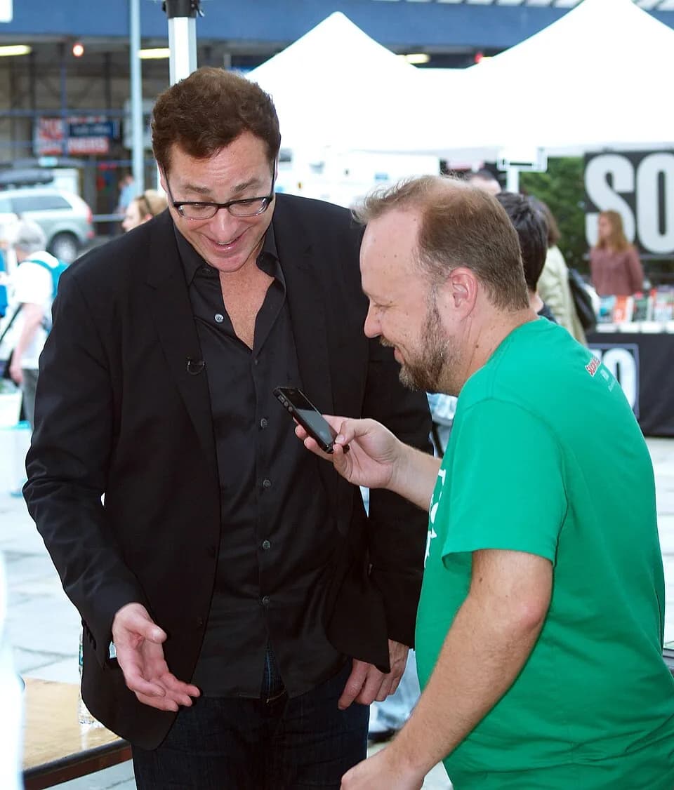 Bob Saget - Actor/comedian-turned-novelist Bob Saget, following the "Comedians as Authors" panel at the the 2014 Brooklyn Book Festival.
This photo was created by Luigi Novi. It is not in the public