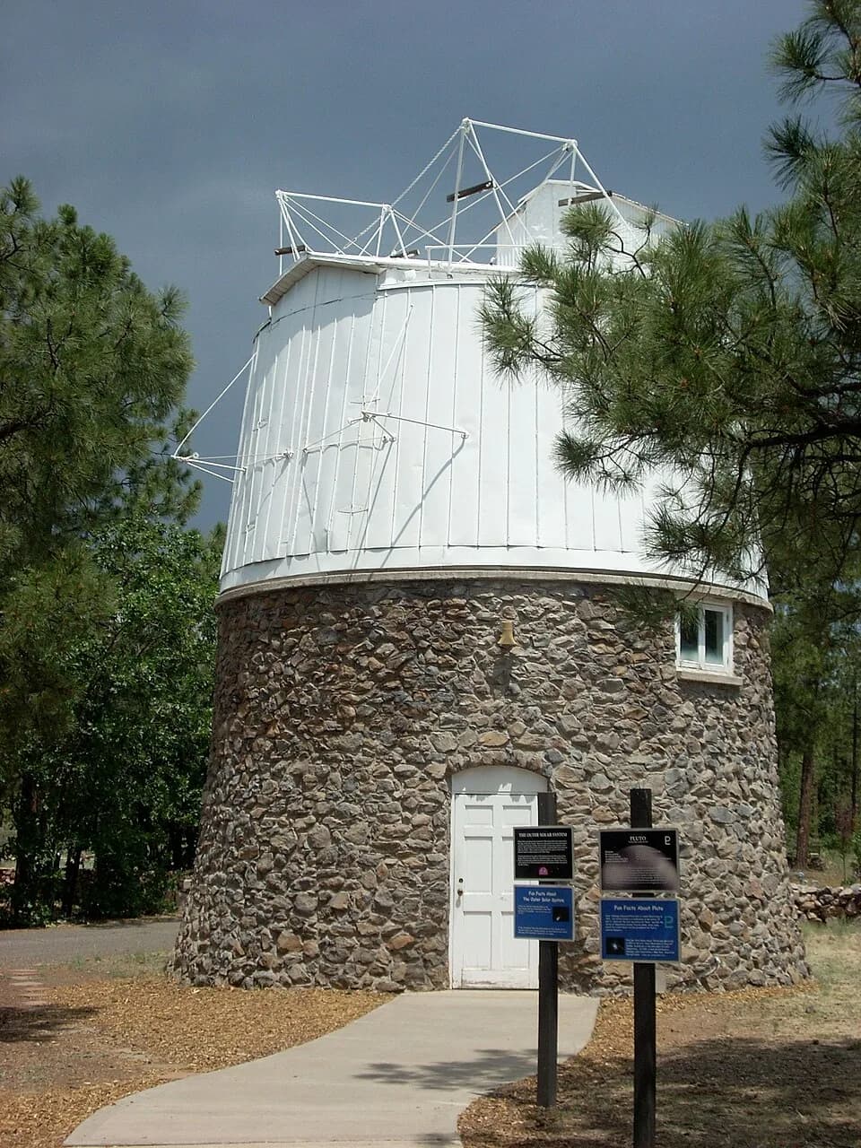 Clyde Tombaugh - Clyde William Tombaugh used a 13-inch telescope (an astrograph, to be precise) within this building to image Pluto.