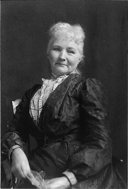 Mary Harris Jones - Mary Jones Harris, head-and-shoulders portrait, facing front.