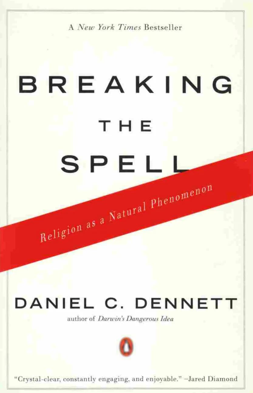 Daniel Dennett - Cover Daniel Dennett's Breaking the spell (logo publisher blurred for copyright reasons)