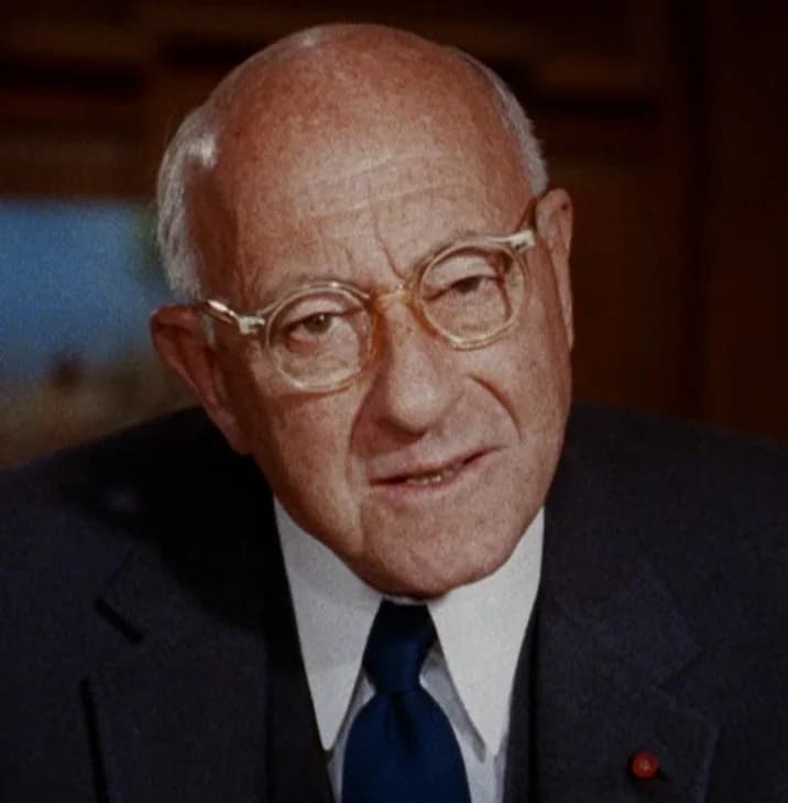 Cecil B. DeMille - Cropped screenshot of Cecil B. DeMille from the trailer for the film The Ten Commandments.