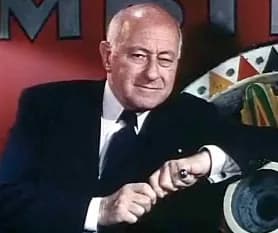Cecil B. DeMille - Screenshot of Cecil B. DeMille from the trailer for the film The Greatest Show on Earth.