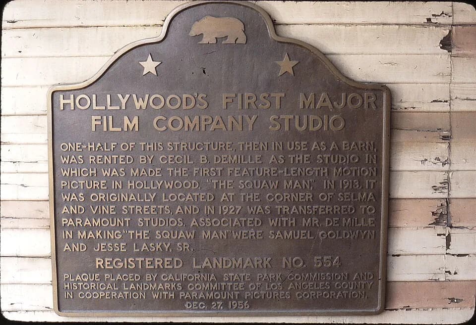 Cecil B. DeMille - Historical Landmark 554, California