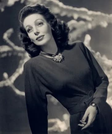 Loretta Young - Studio publicity portrait of actress Loretta Young