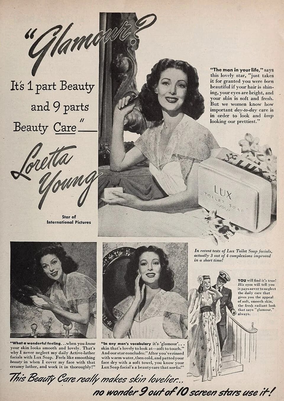 Loretta Young - Loretta Young - Lux Toilet Soap, 1945