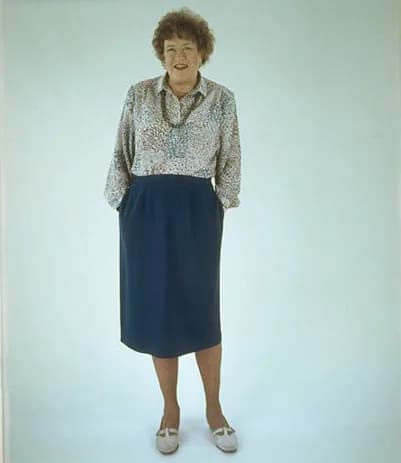 Julia Child - Polaroid portrait of Julia Child.