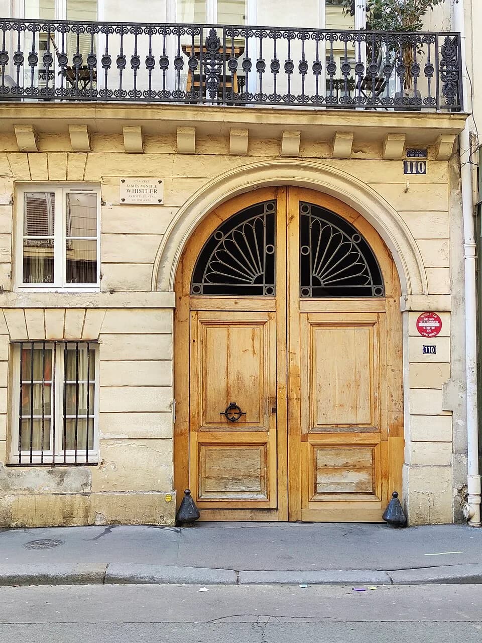 James McNeill Whistler - 110, rue du Bac, Paris 7e.