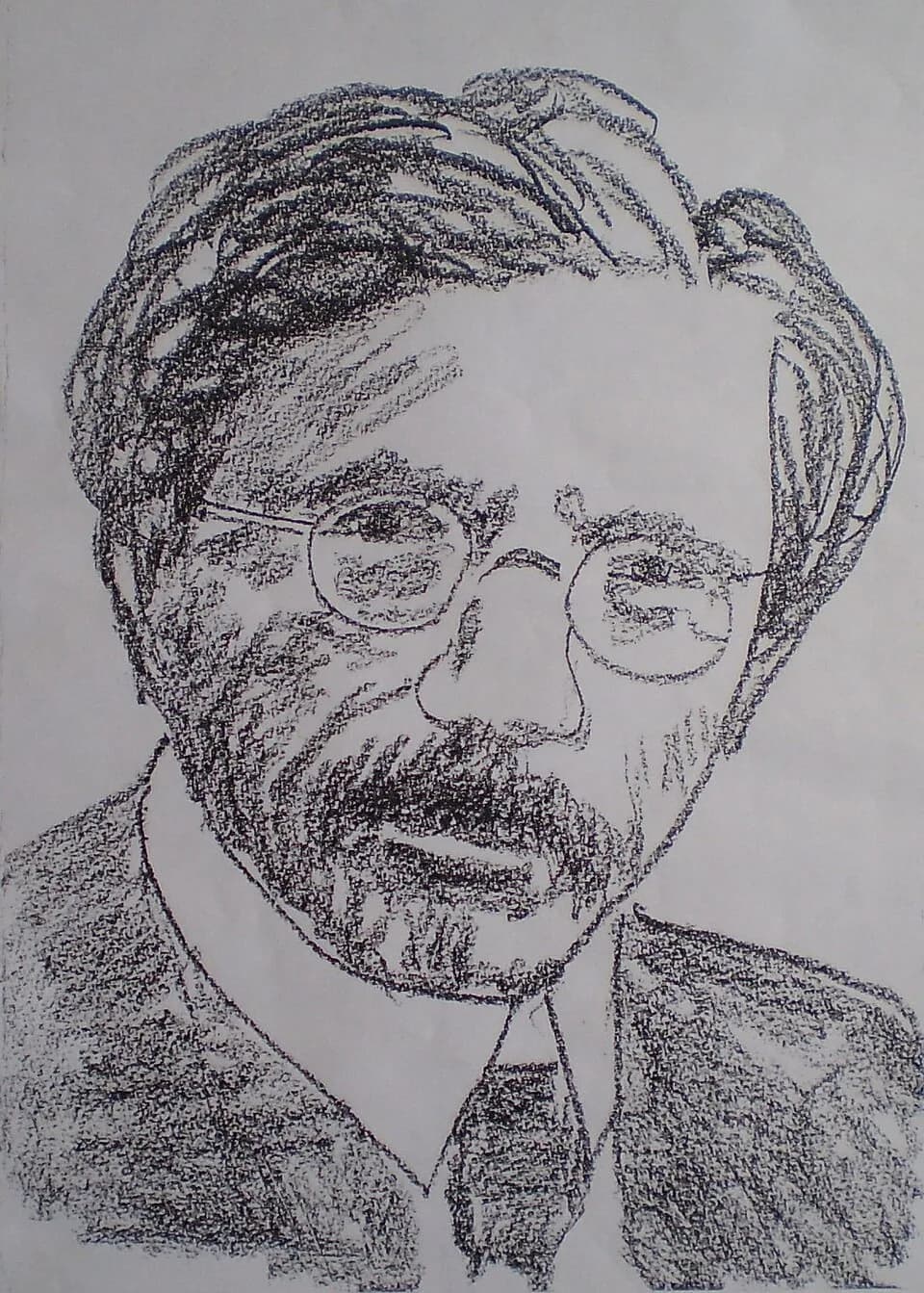 Sholem Aleichem - Drawing of Sholem Aleichem made by Chaim Topol. 
Donated To Commons under cc-by-sa license in honor of Jordan River Village
