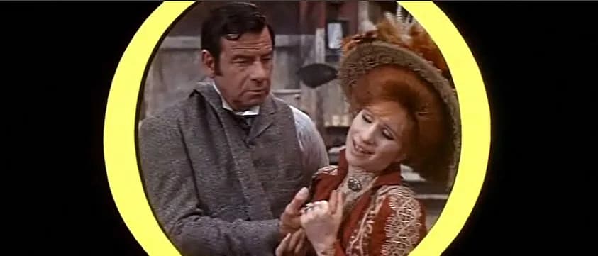 Walter Matthau - Screenshot of Walter Matthau and Barbra Streisand from the trailer for the film w:en:Hello, Dolly! (film)