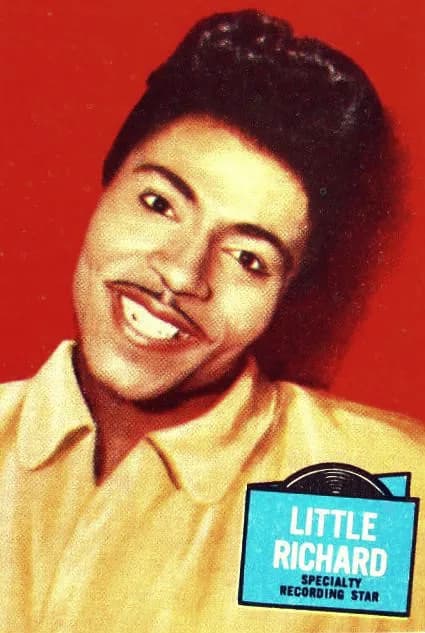 Little Richard - Trading card photo of Little Richard In 1957, Topps gum cards issued a series of movie stars, television stars and recording stars.  He was part of their recording stars cards.