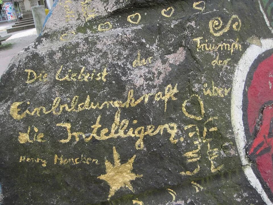 H. L. Mencken - Stone of Lovers, Uelzen, Germany
