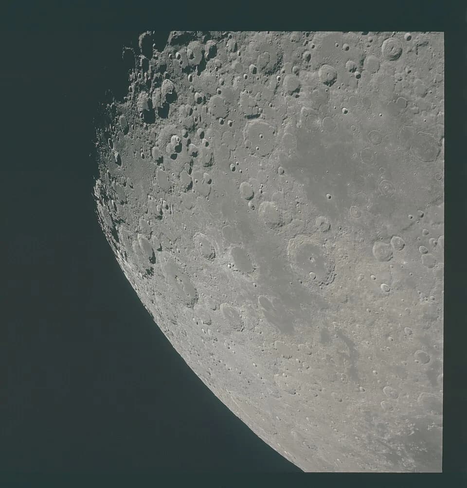 Annie Jump Cannon - Apollo 15 Hasselblad image from film magazine 96/Q - Lunar orbit, LM rendezvous