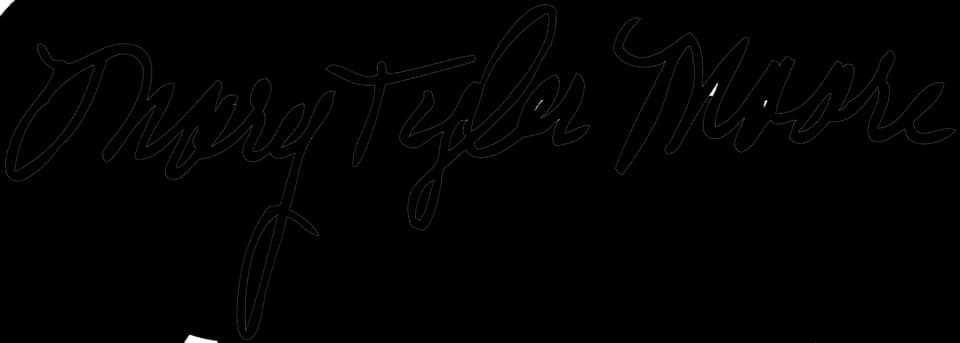 Mary Tyler Moore - In-person signature obtained in 2002.