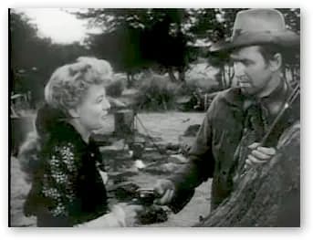 Shelley Winters - Cropped screenshot of the film Winchester '73