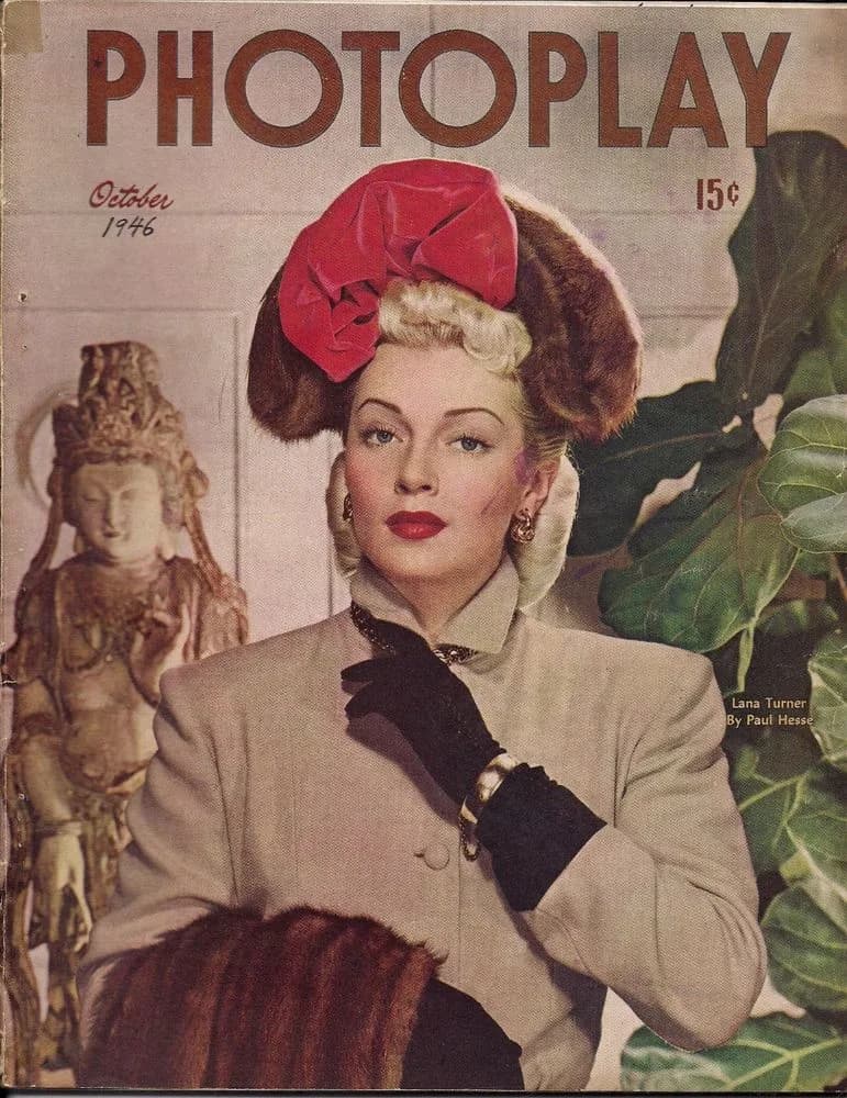 Lana Turner - Cover of Photoplay, October 1946