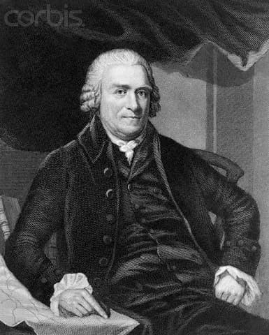 Samuel Adams - Portrait of Samuel Adams, painted by Major John Johnston in 1795 while Adams was Governor of Massachusetts. The original was destroyed by fire within a few years; this copy, a folio mez