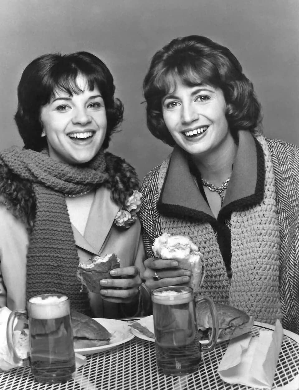 Penny Marshall - Publicity photo of Cindy Williams and Penny Marshall from the television show Laverne and Shirley.
