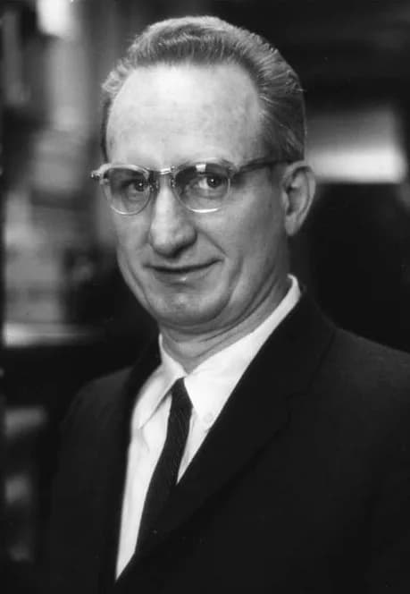 James Rainwater - 1975 Press Photo 1975 Nobel prize in Physics James Rainwater - KSB72099