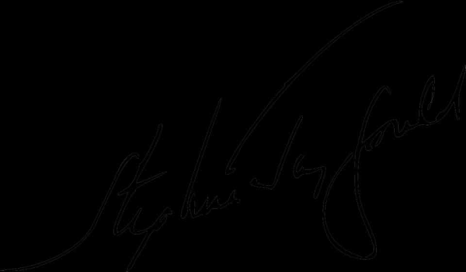 Stephen Jay Gould - Signature of Stephen Jay Gould
