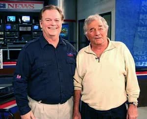 Peter Falk - Me and Peter Falk. The date is approximate.
