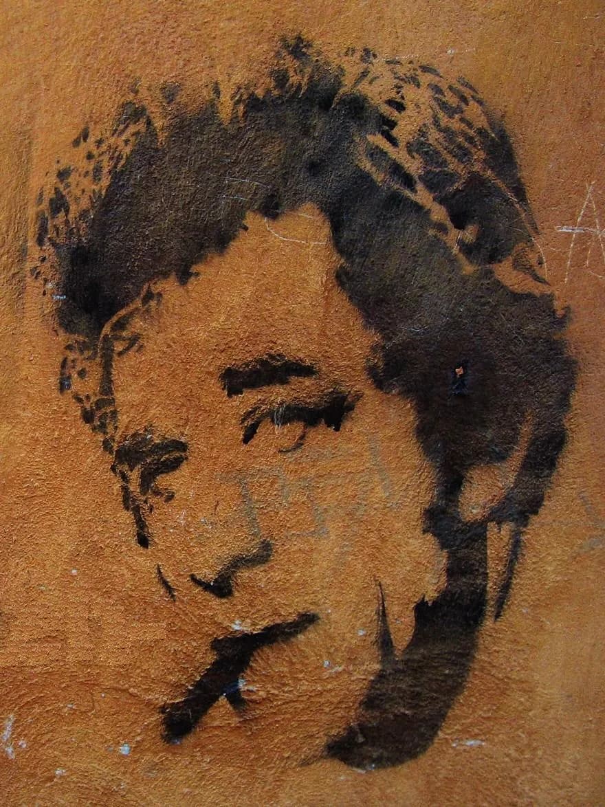 Peter Falk - Lieutenant Columbo in art.