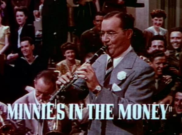 Benny Goodman - Cropped screenshot of Benny Goodman from the trailer for the film The Gang's All Here