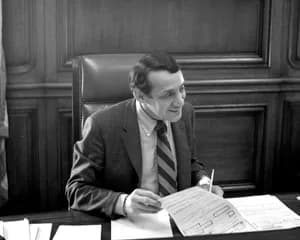 Harvey Milk - Harvey Milk filling in for Mayor Moscone for a day March 7, 1978