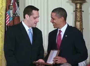 Harvey Milk - Stuart Milk accepts the Presidential Medal of Freedom for his uncle Harvey Milk in August 2009