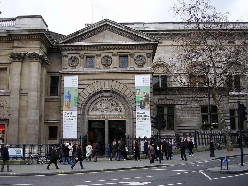 David Hockney - The National Portrait Gallery of the United Kingdom in London.