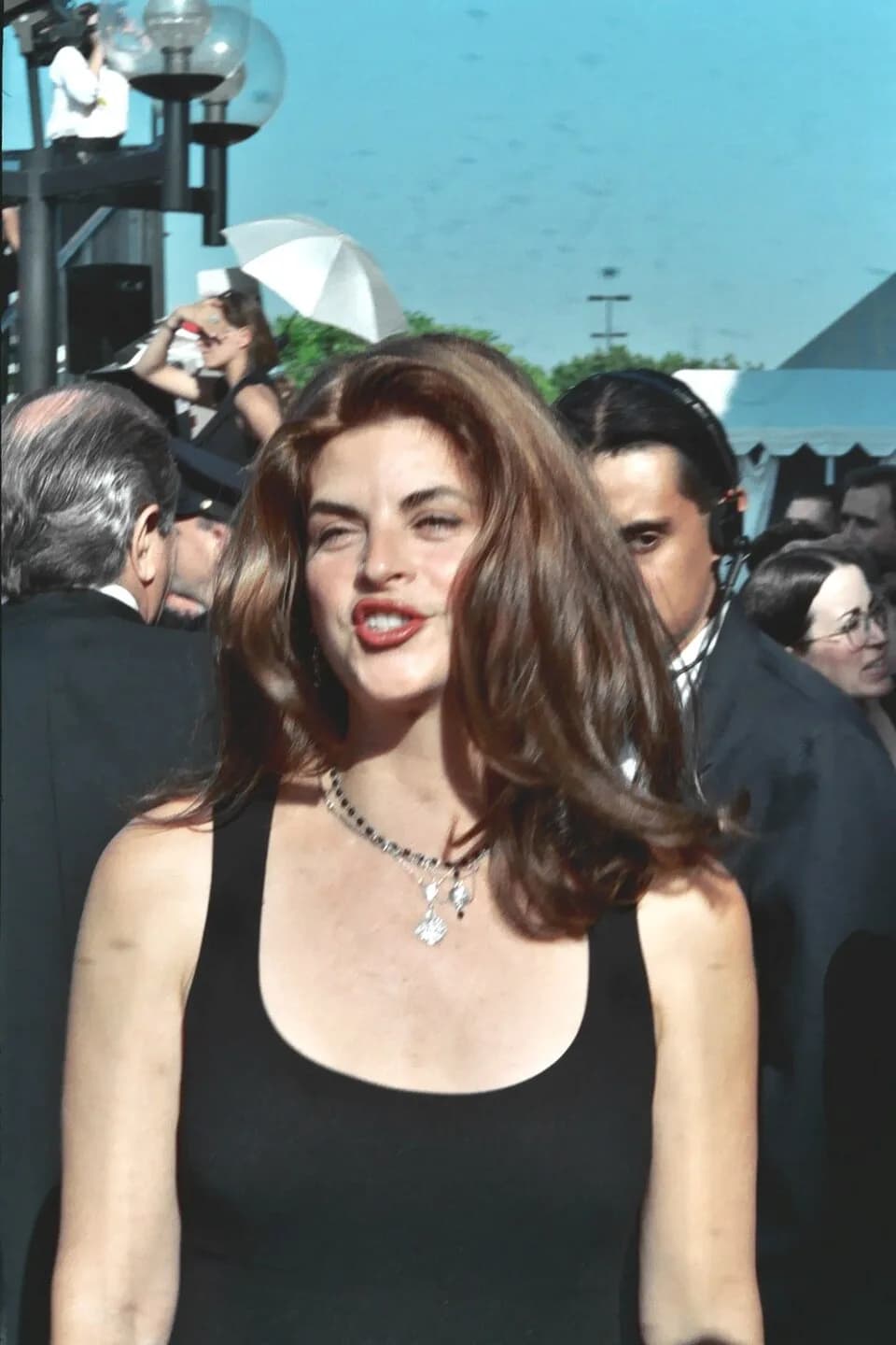 Kirstie Alley - 1994 Emmy Awards
NOTE:  Permission granted to copy, publish, broadcast or post any of my photos, but please credit "photo by Alan Light" if you can. Thanks.

Scanned from the original 