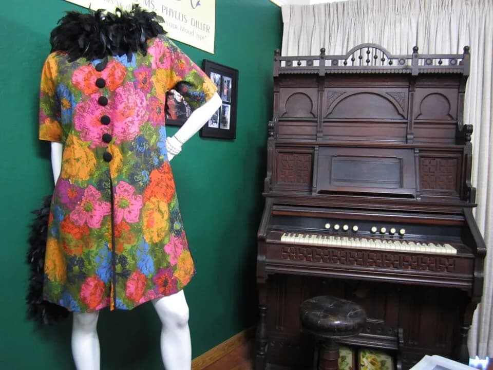 Phyllis Diller - Part of the Phyllis Diller collection on display during the "For the Love of Phyllis Diller" show on November 7, 2015, Alameda, California.